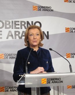 La Presidenta Del Gobierno De Aragón, Luisa Fernanda Rudi