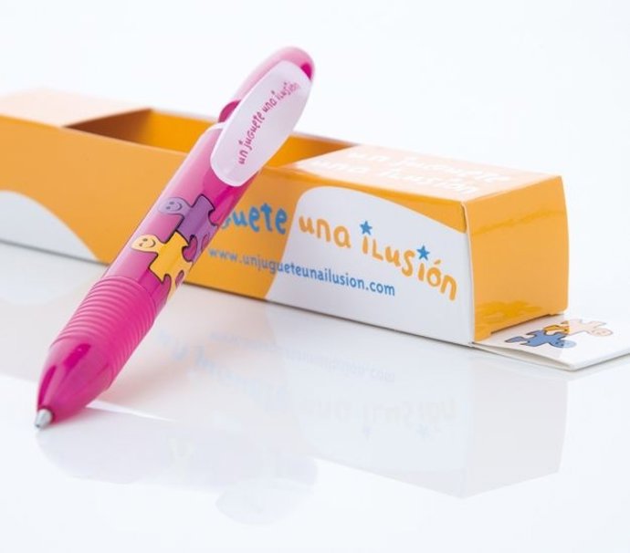 Boligrafo Solidario Campaña Crecer Jugando RNE