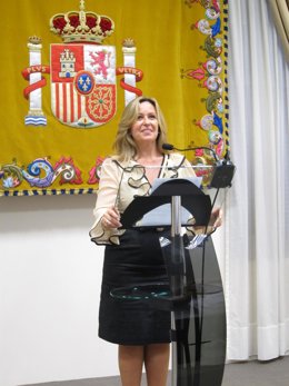 Trinidad Jiménez Ministra De Asuntos Exteriores Informa Sobre La Caída De Gadafi