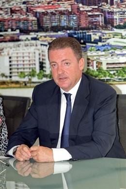 El Presidente Del Ciudad Ros Casares, Germán Ros