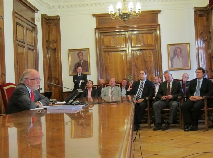 El Secretario De Estado De De Planificación E Infraestructuras, Víctor Morlán, 