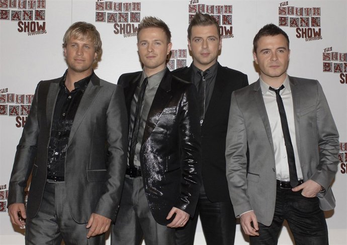 La Banda Irlandesa Westlife En Un Photocall