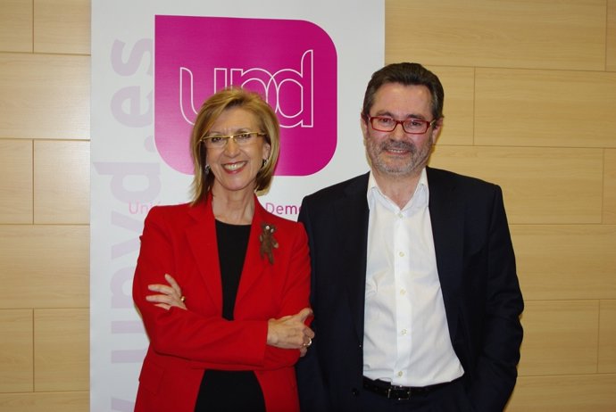 Rosa Díez Y Félix Sánchez.