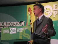 Urkullu afirma que la renuncia definitiva de ETA a la violencia debe dar paso a una paz duradera