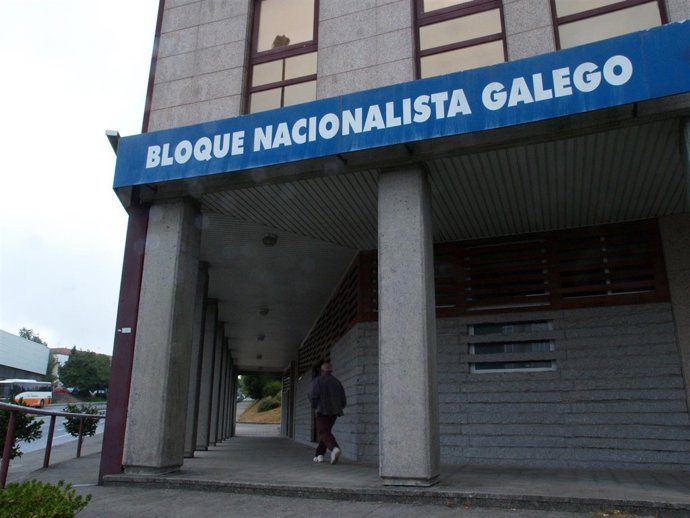 Sede del BNG en Santiago de Compostela (A Coruña)