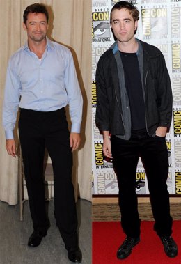 Montaje De Hugh Jackman Y Robert Pattinson 