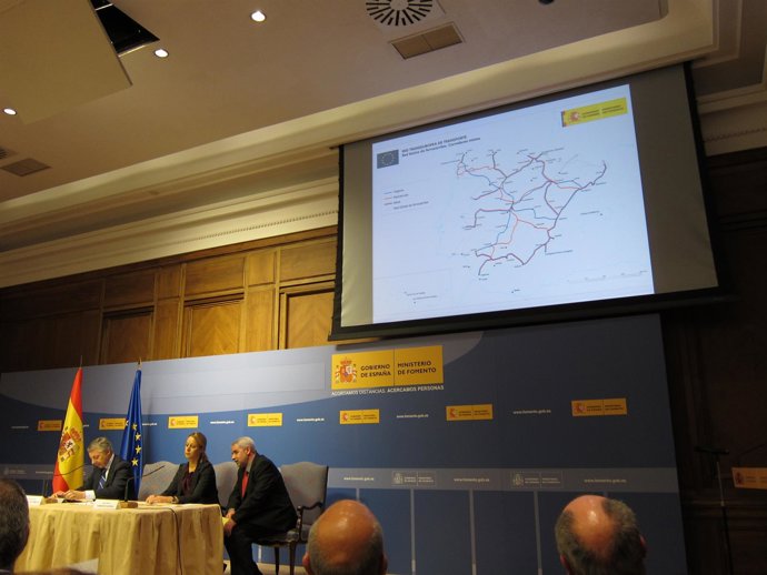 Presentación De Redes Transeuropeas Por Blanco