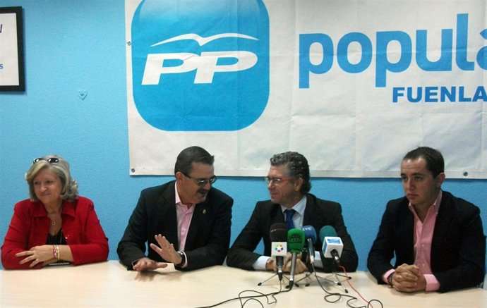 Granados Durante La Rueda De Prensa En Fuenlabrada