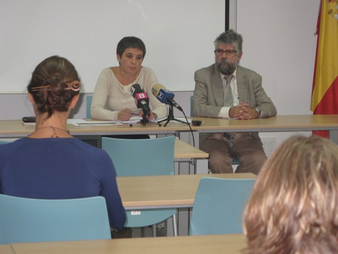 Isabel Febrer, Directora General De Emergencias Con Agustí Jansà