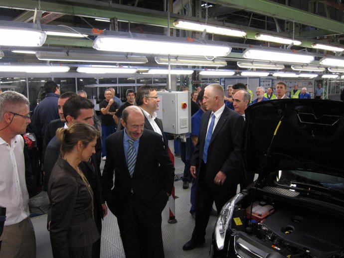 Rubalcaba Visita La Factoría De Ford En Almussafes