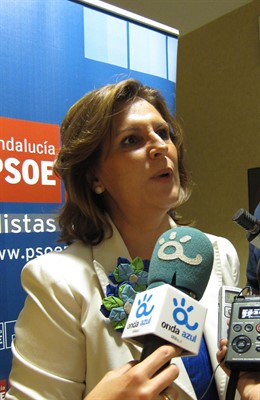La Presidenta Del PSOE De Andalucía Rosa Torres
