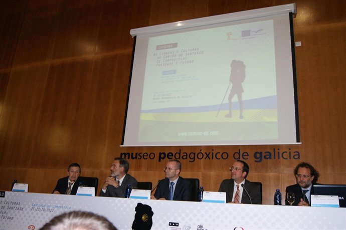 Gómez, Varela, Vázquez, Lorenzo Y Delfino Durante La Inauguración Del Congreso. 