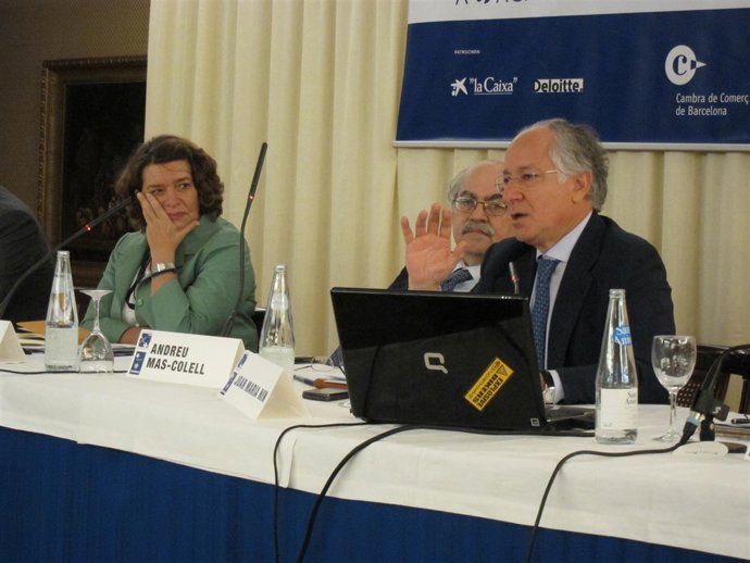 El Director General De La Caixa, Joan Maria Nin