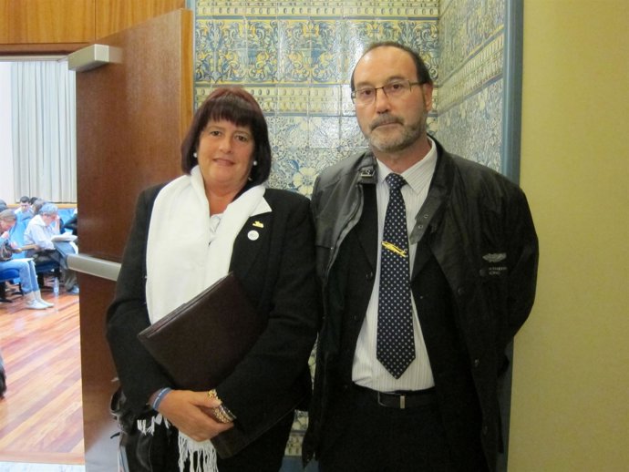 Olvido Del Valle Y Valentín Martín, En La Universidad De Valladolid