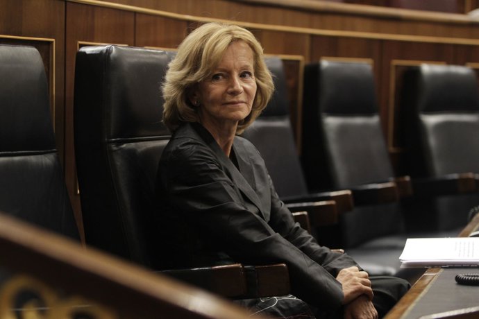 La Ministra De Economía, Elena Salgado, En Su Último Pleno Del Congreso