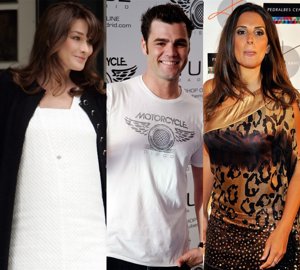 Montaje De Carla Bruni, Fonsi Nieto Y Nuria Fergó 