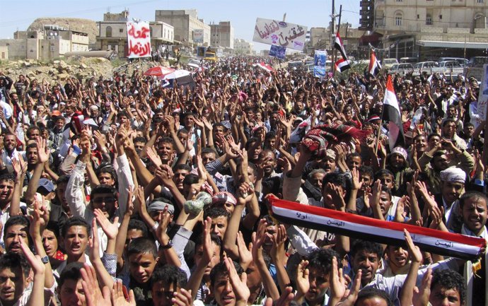 Protestas En Yemen
