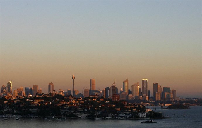 Vista del distrito financiero de Sidney, en Australia