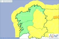 Las provincias de Lugo y Ourense comenzarán la semana en alerta amarilla por fuertes lluvias
