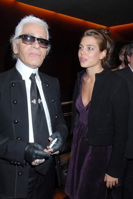Carlota Casiraghi Y Karl Lagerfeld