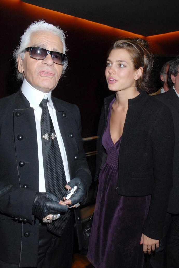 Carlota Casiraghi Y Karl Lagerfeld