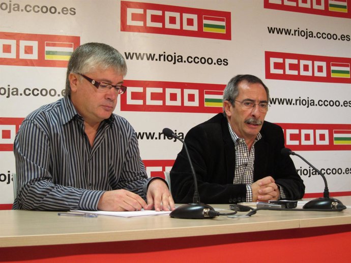 Ramón Gorriz, Secretario Confederal Acción Sindical, Y González De CCOO