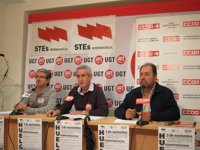 STE, CCOO y UGT esperan "mejor" respuesta a la nueva jornada de huelga en C-LM y rechazan que el PSOE esté detrás