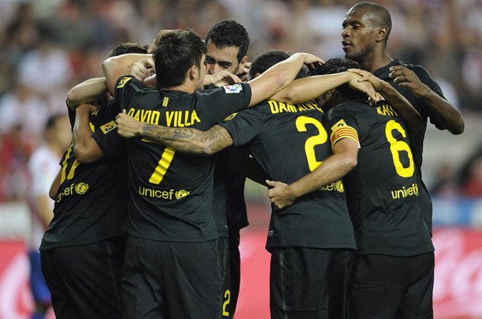 El Barcelona Celebra El Primer Gol