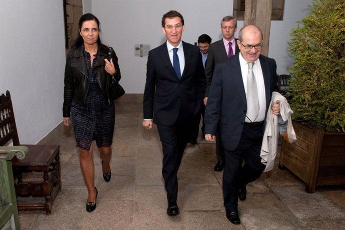 alberto nunez feijoo interven na conferencia almorzo organizada no marco do foru