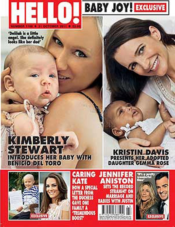 Kimberly Stewart Y Su Hija Delilah En La Portada De 'Hello!'