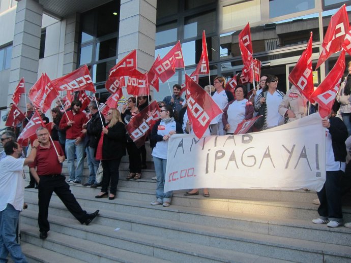 Manifestación Trabajadores AMIAB