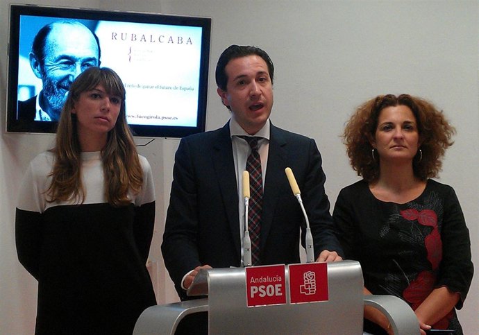 Estefanía Martín Palop, Javier García León Y Pilar Serrano PSOE