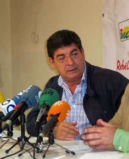 Diego Valderas, En La Rueda De Prensa.