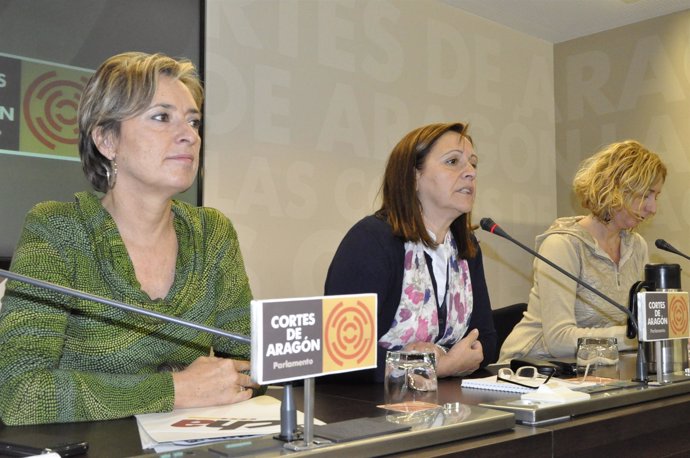 Ibeas (CHA), Sánchez (PSOE) Y Luquin (IU)