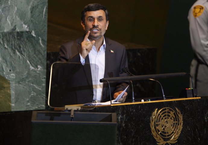 El Presidente De Irán, Mahmud Ahmadineyad En La ONU