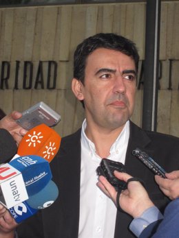 El Portavoz Socialista En El Parlamento Andaluz, Mario Jiménez.