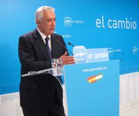 Arenas: Los presupuestos de Junta para 2012 suponen "más crisis, más paro, más impuestos, despilfarro y tope de deuda"