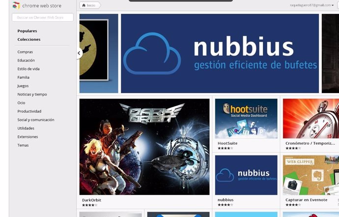 Nuevo Diseño Chrome Web Store