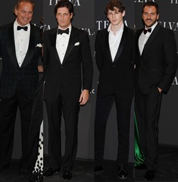 Montaje De Bertín Osborne, Luis Medina, Nicolás Coronado Y Borja Thyssen 