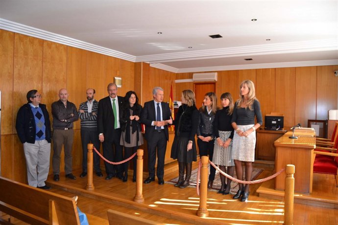 Juzgados Calahorra Visita A Del Río