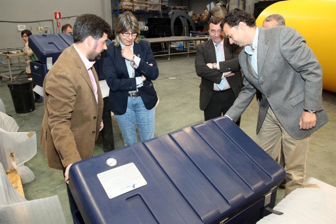 La Conselleira Do Mar, Rosa Quintana, En La Visita A Una Empresa En Silleda