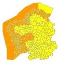 Las provincias de A Coruña y Pontevedra estarán este miércoles en alerta naranja por viento y lluvias