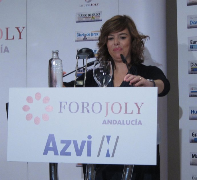 Soraya Sáenz De Santamaría, Hoy En El Foro Joly