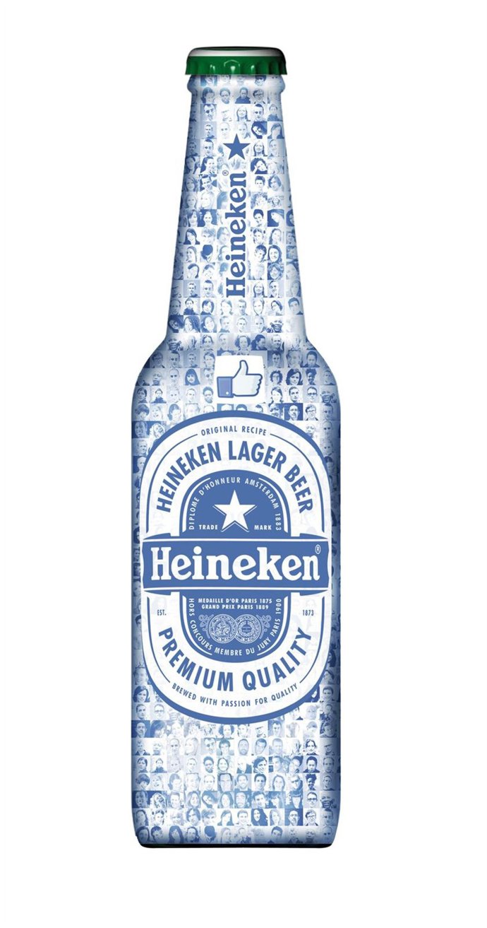 Botella De Heineken Personalizada Con Facebook