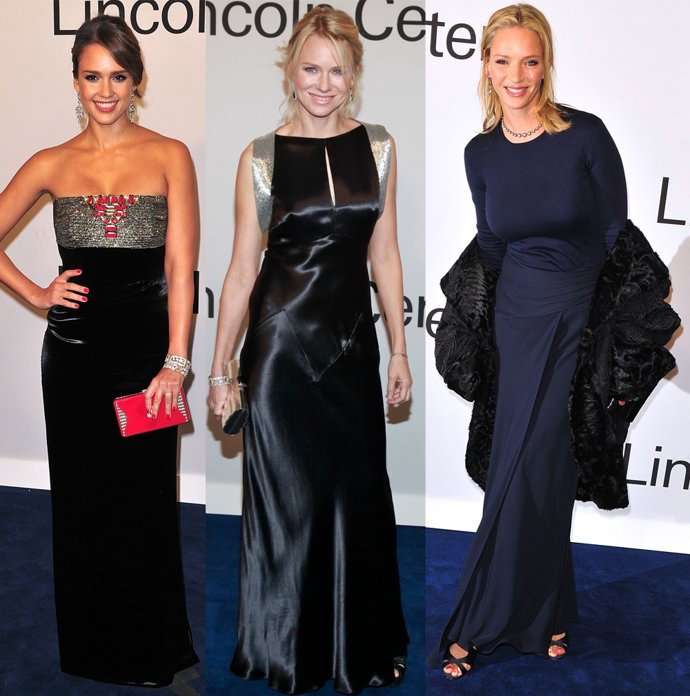 Montaje De Jessica Alba, Naomi Watts Y Uma Thurman 