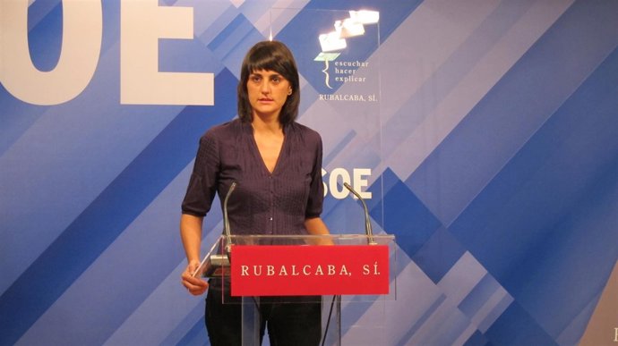 La Cabeza De Lista Al Congreso De Los Diputados Por El PSRM, María González 