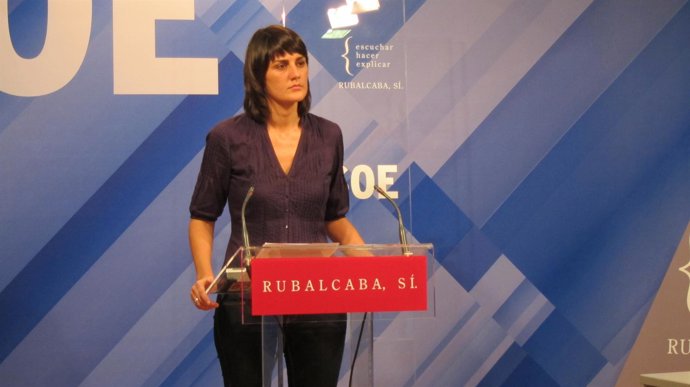 La Cabeza De Lista Al Congreso De Los Diputados Por El PSRM, María González