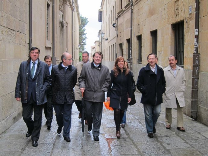 Alicia Sánchez Camacho A Su Llegada A La Universidad De Salamanca