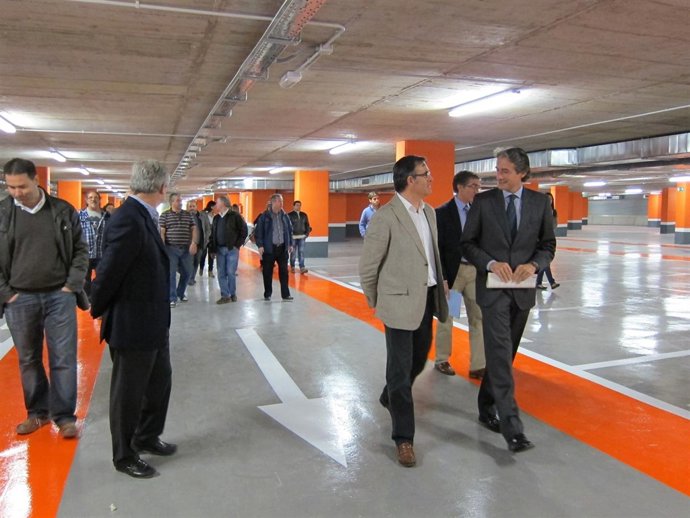 El Alcalde Visita Las Obras Del Parking De Tetuán 