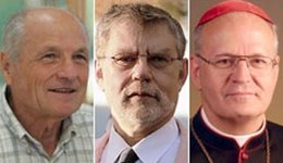 Antonio López, Joseph H. H. Weiler Y El Cardenal Péter Erdö.